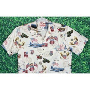 American Patriotic Military Flag USA Made XL Shirt Coast Guard Navy Marines Tank